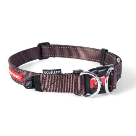 Coleira Ezydog Double Up Chocolate