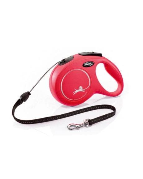 TRELA FLEXI NEW CLASSIC CORDA VERMELHO