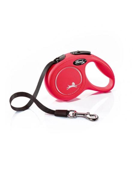 TRELA FLEXI NEW CLASSIC FITA VERMELHO