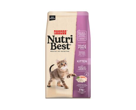 Picart Nutribest Gatinho é um alimento premium formulado por nossos veterinários