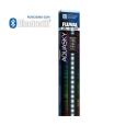 A nova geração de displays Fluval Led Aquasky 2.0 Bluetooh agora pode ser controlada e programada remotamente através do novo aplicativo FluvalSmart, sem a necessidade de equipamento adicional. Essas telas, adequadas para aquários de água doce e salgada