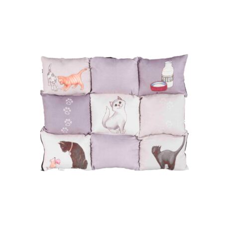 A Almofada Patchwork Trixie é um acessório ideal para o descanso do seu animal de estimação,