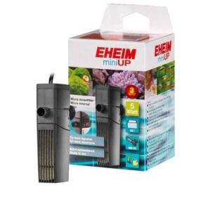 Eheim miniUP é  um mini-filtro interno para aquários nano 25 a 30 l, dá um excelente desempenho e é fácil de fixar no aquário com ventosas. 