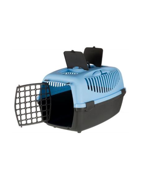 Transportadora Capri AzulCinza pCães Pequenos e Gatos 2