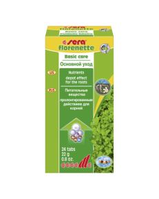 Sera Florenette para plantas aquáticas que absorvem os nutrientes através das raízes, então este é o produto ideal.