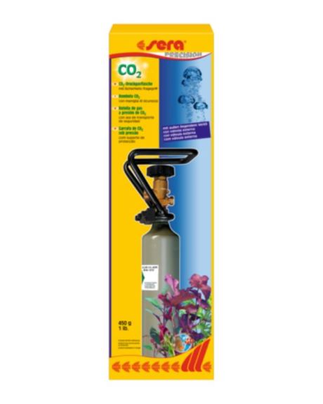 A sera garrafa de CO2 sob pressão, feita de aço de alta qualidade, proporciona a maior segurança. Qualidade controlada, com dispositivo de segurança contra excesso de pressão, válvula externa, botão de regulação e suporte de proteção. Mas também é recarregável. 