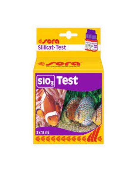 O sera teste de silicatos (SiO3) serve para determinar facilmente o nível de silicatos na água doce, mas também salgada.