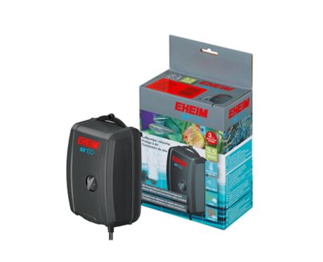 Bomba de ar Eheim Air 100  produz um fluxo de ar cuidadosamente regulado para o seu aquário.