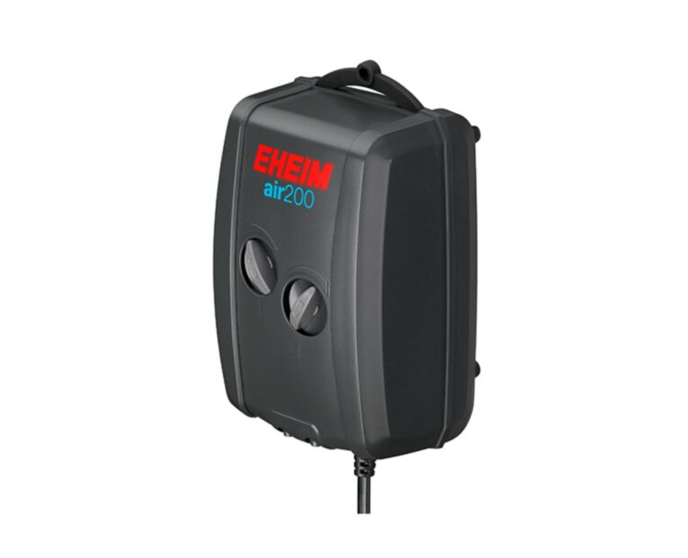 Bomba de ar Eheim Air 200  produz um fluxo de ar cuidadosamente regulado para o seu aquário.
