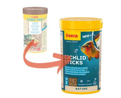 sera Cichlids Sticks