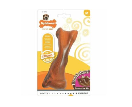 Osso Nylabone Strong Chew Bone Beef