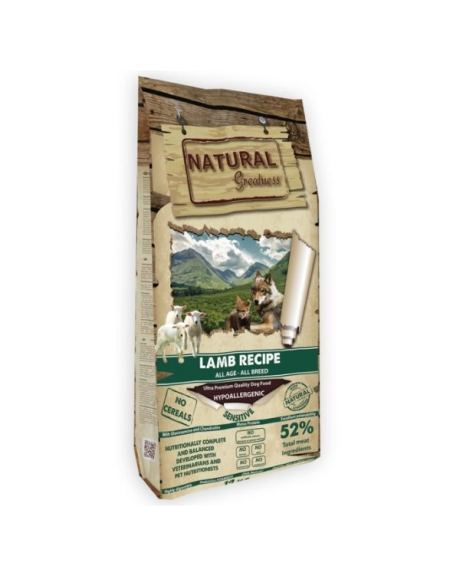 Ração Natural Greatness Cordeiro Sensitive