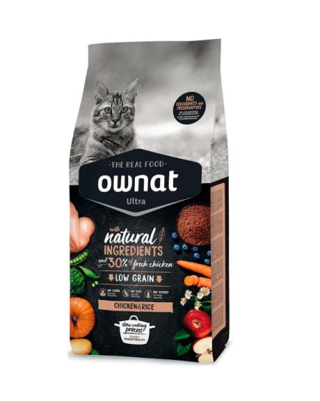 Ração Ownat Ultra Chicken para Gatos