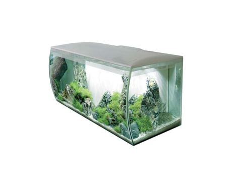 O Kit Aquario Fluval Flex são a nova série de aquário Fluval Flex, portanto oferece um estilo contemporâneo com o distinto vidro frontal côncavo. 