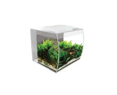 O Kit Aquario Fluval Flex são a nova série de aquário Fluval Flex, portanto oferece um estilo contemporâneo com o distinto vidro frontal côncavo. 