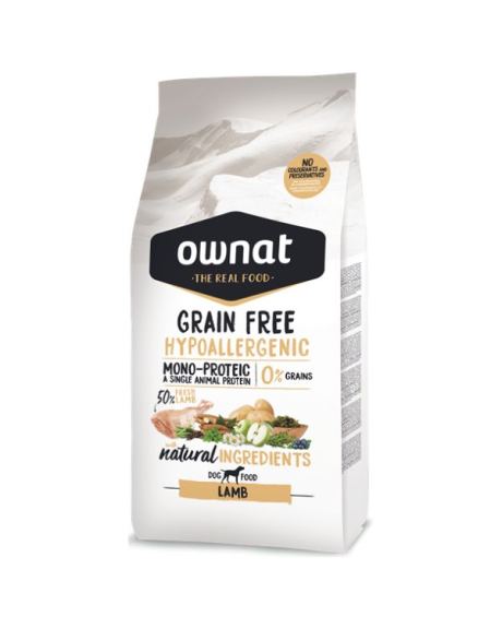 Ração Ownat Grain Free  Hypollergenic Adult Lamb