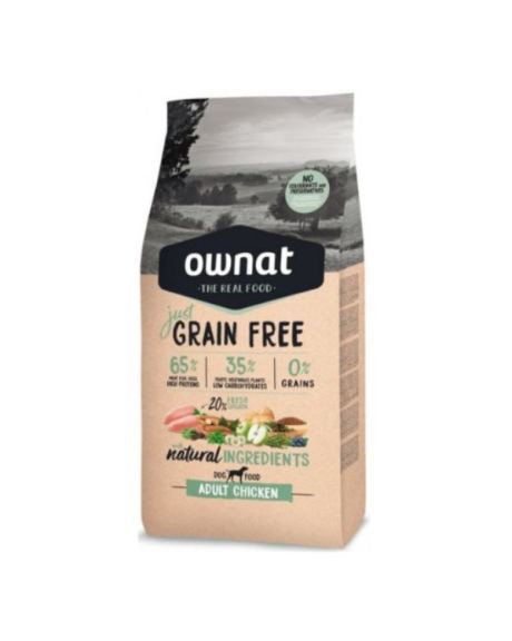 Ração Ownat Just Grain Free Adult frango