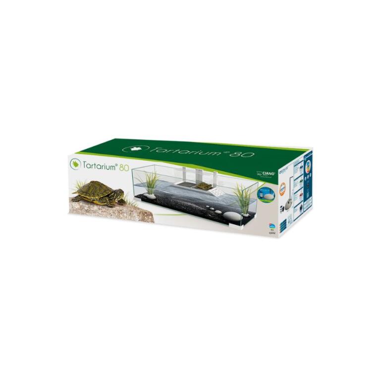 Caixa do terrário Tartarium em vidro para tartarugas