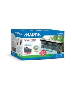 Marina Slim tem um design exclusivo do poderoso filtro Slim Marina é compacto e fino, portanto adicionando elegância ao seu aquário e ocupando menos espaço.