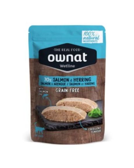 Ownat Wet Salmon & Herring Gato 85Gr