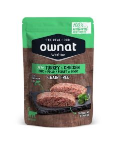 Ownat Wet Turkey & Chicken Gato 85Gr