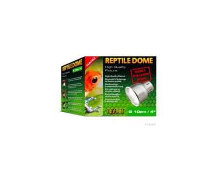 O Exo Terra Reptile Dome Nano é um porta-lâmpadas de alta qualidade projetado para terrários menores.