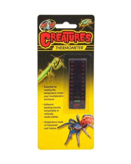 Termómetro Analógico c Adesivo Creatures Zoo Med