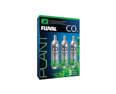 A Garrafa CO2 95g Fluval Plant é a peça de reposição para o Kit CO2 95g Fluval Plant.