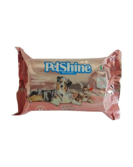 Toalhitas Petshine Talco 40 unid