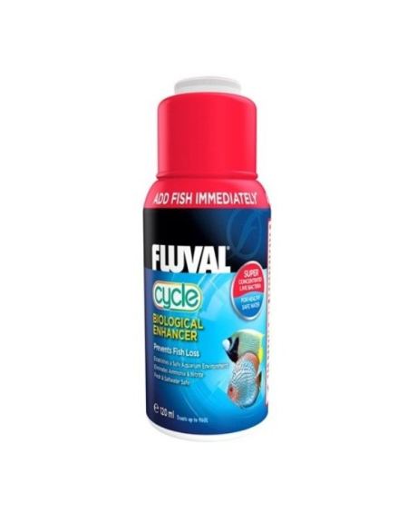 O Ciclo de Bactérias Fluval contém 5 cepas de bactérias benéficas nitrificantes super concentradas.
