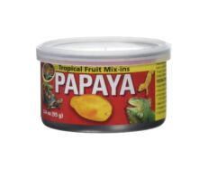 O Tropical Fruit Mix-ins Papaia são uma ótima opção para misturar répteis com dietas frescas ou granuladas.