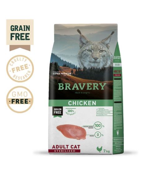 BRAVERY CHICKEN ADULT CAT STERILIZED