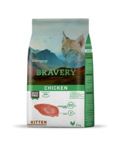 Bravery Chicken Kitten Cat Grain Free
