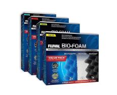 O Pack Bio-Foam Fluval Serie 06/07 - 6 MESES contém espuma biológica de três tipos de Bio Espuma Fluval.
