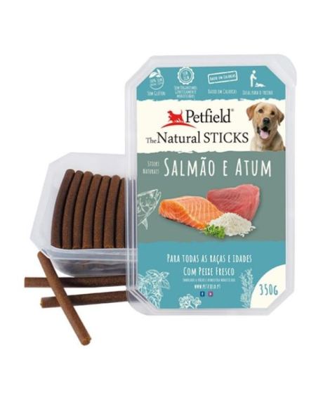 NATURAL STICKS SALMÃO E ATUM 350GR