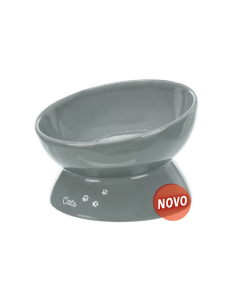 comedouro inclinado cinza xxl