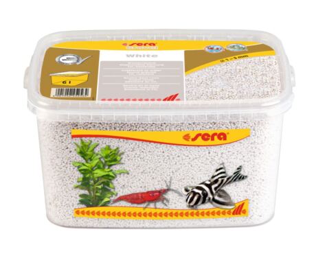 Substrato Sera Gravel White