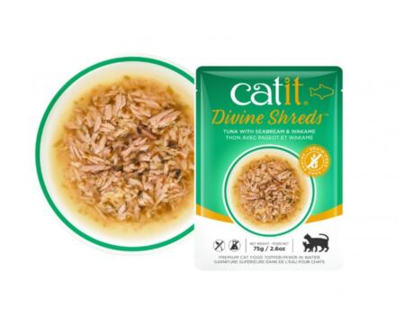 Catit Divine Sopa de Frango com Fígado e Brócolos 75g
