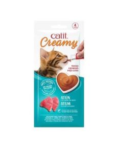 Catit Creamy Snack Cremoso Atúm 4 unidades
