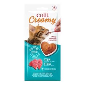 Catit Creamy Snack Cremoso Atúm 4 unidades