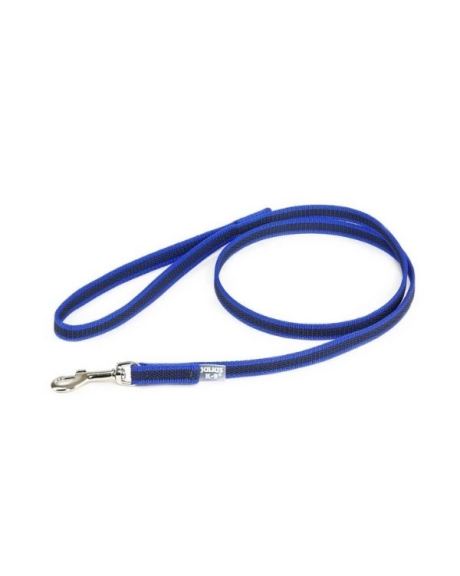 Trela Color & Gray Super-Grip com pega azul