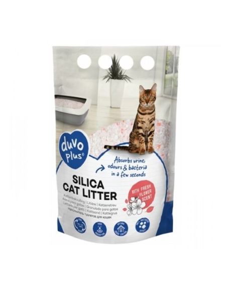 Duvo+ Areia Sílica De Flores Para Gato - 5 L