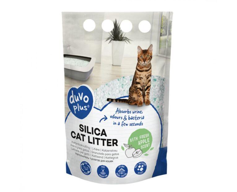 Areia Sílica de Maçã para Gato Adulto Duvo Plus
