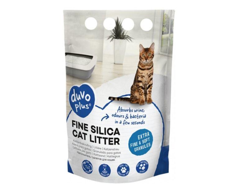Areia Sílica Extra Fina para Gato Adulto Duvo Plus