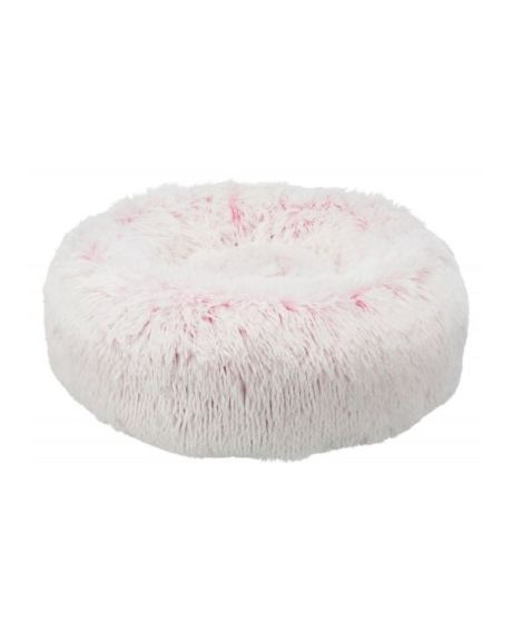 Cama Harvey Redonda Branco Rosa