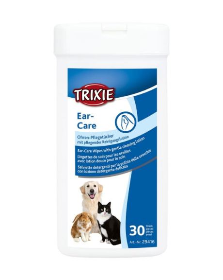 TOALHITAS PARA LIMPEZA AURICULAR TRIXIE