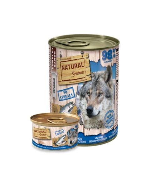 Natural Greatness Wet Salmão monoproteína