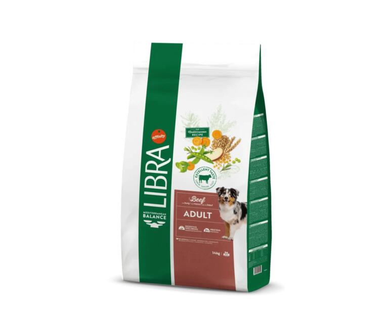 Libra Cão Adult Vaca é uma ração seca completa e equilibrada, pensada para cães adultos que merecem sabor e nutrição de qualidade.
