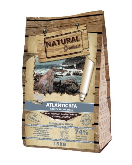 RAÇÃO NATURAL GREATNESS ATLANTIC SEA