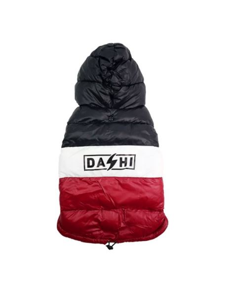 Purple & Black Anorak Stripes Dashi